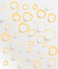 Vector circle Abstract web design bubble, vector