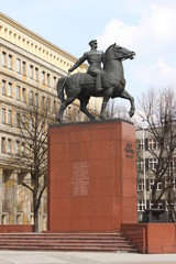 pomnik Piłsudskiego- Katowice - obrazy, fototapety, plakaty