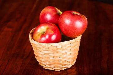 Apple Basket on Table