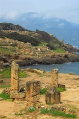 Gordijnen Ruines romaines de Tipaza-Algerie © Jokari