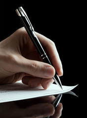 Signing document