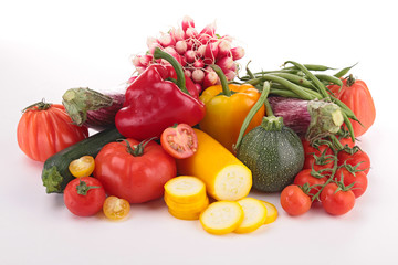 Obraz na płótnie Canvas heap of vegetables