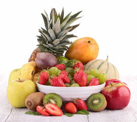 assortment of fruits