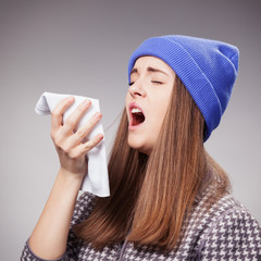 she suffers a cold