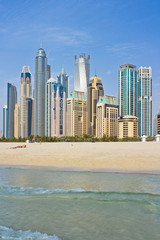 Fototapeta na wymiar Dubai Maria, vue de la mer