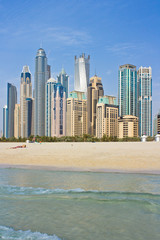 Naklejka premium Dubai Maria, vue de la mer