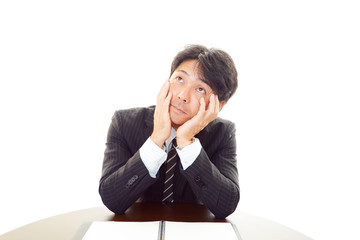 疲れたビジネスマン