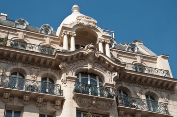 immeuble parisien de standing