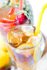 ice tea close-up