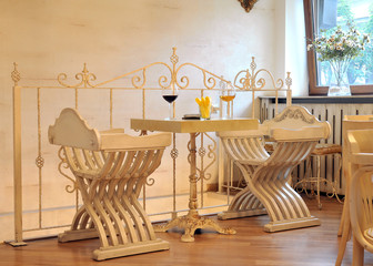 Modern cafe interior