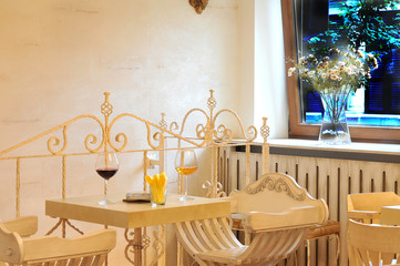 Modern cafe interior
