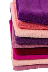 towels, isolated on a white