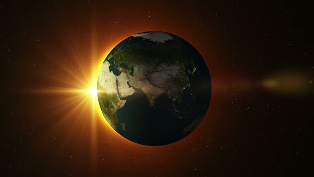 Erde Eclipse Animation