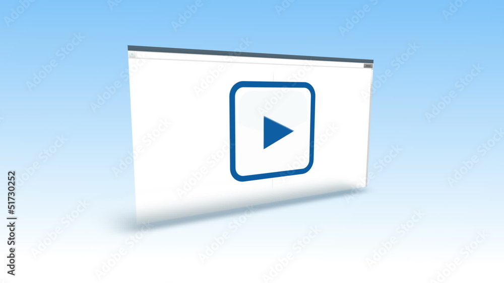 Poster Animation showing various symbols of social networking