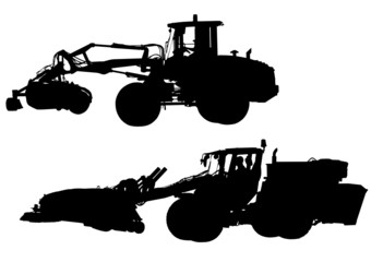 Obraz premium Large tractors