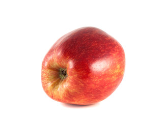 Isolated red apple on a white background