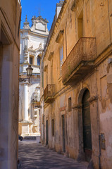 Fototapeta na wymiar Alleyway. Lecce. Puglia. Italy.