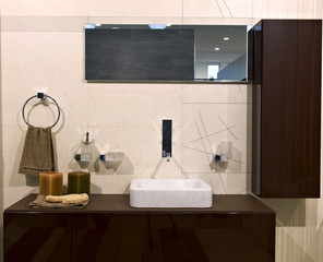 Contemporary bathroom interior