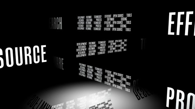 Montage of research buzz words