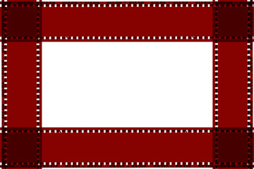 filmstrip illustration on white background