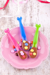 spoons of chocolate for kids