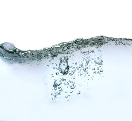 background blue water wave