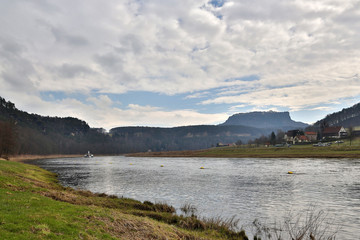 Rathen, Blick zum Lilienstein