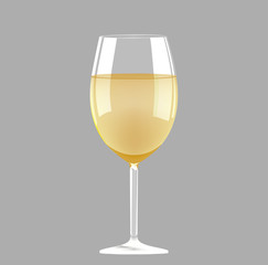White wine glass