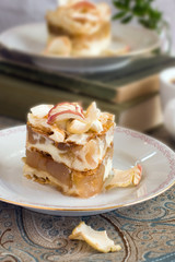 Apple cake and books