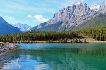 Mount Rundle and Grassi Lakes