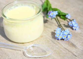 verrine flan vanille