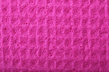 Pink sponge foam as background texture