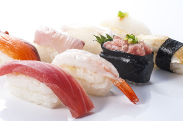 にぎり寿司の盛り合わせ