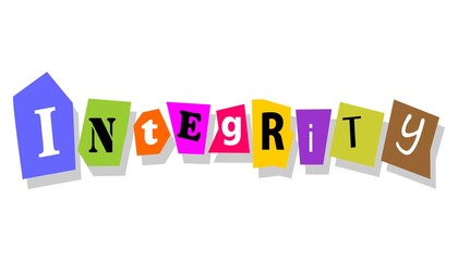 Integrity or ethics concept