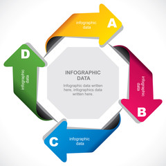 creative arrow infographic design