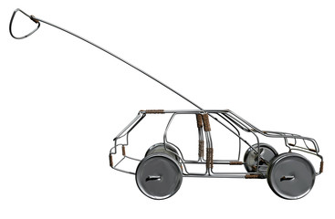 Wire Toy Car Side