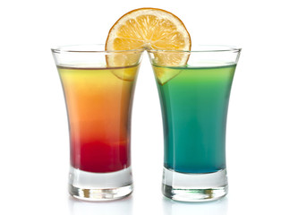 two cocktails