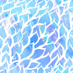 background scales seamless watercolor