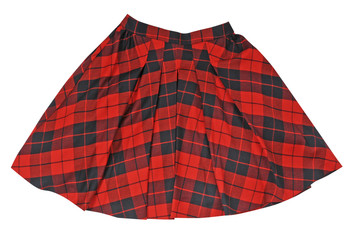 checkered skirt