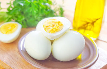 boiled eggs
