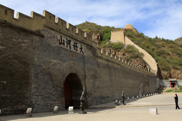 great Wall, ancient Chinese architecture landscape