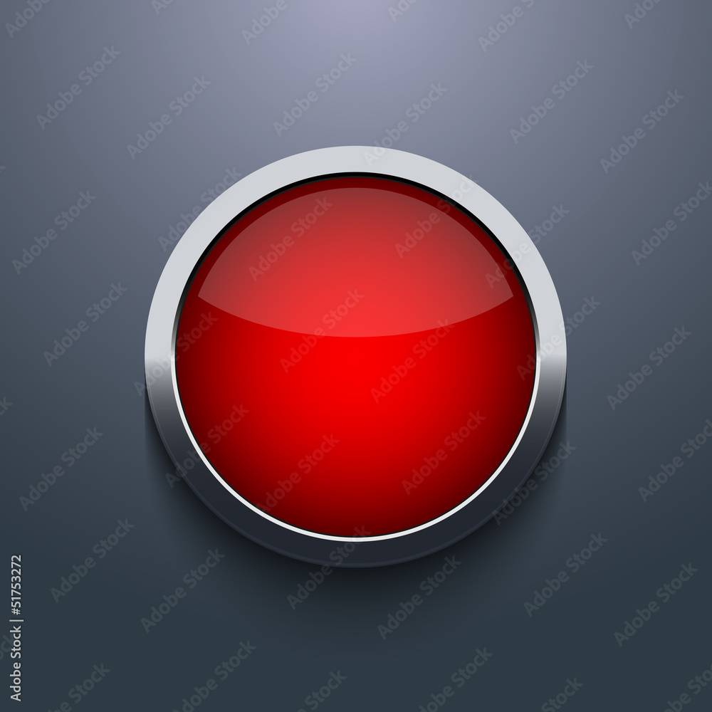 Poster vector web button design on gray background. eps10