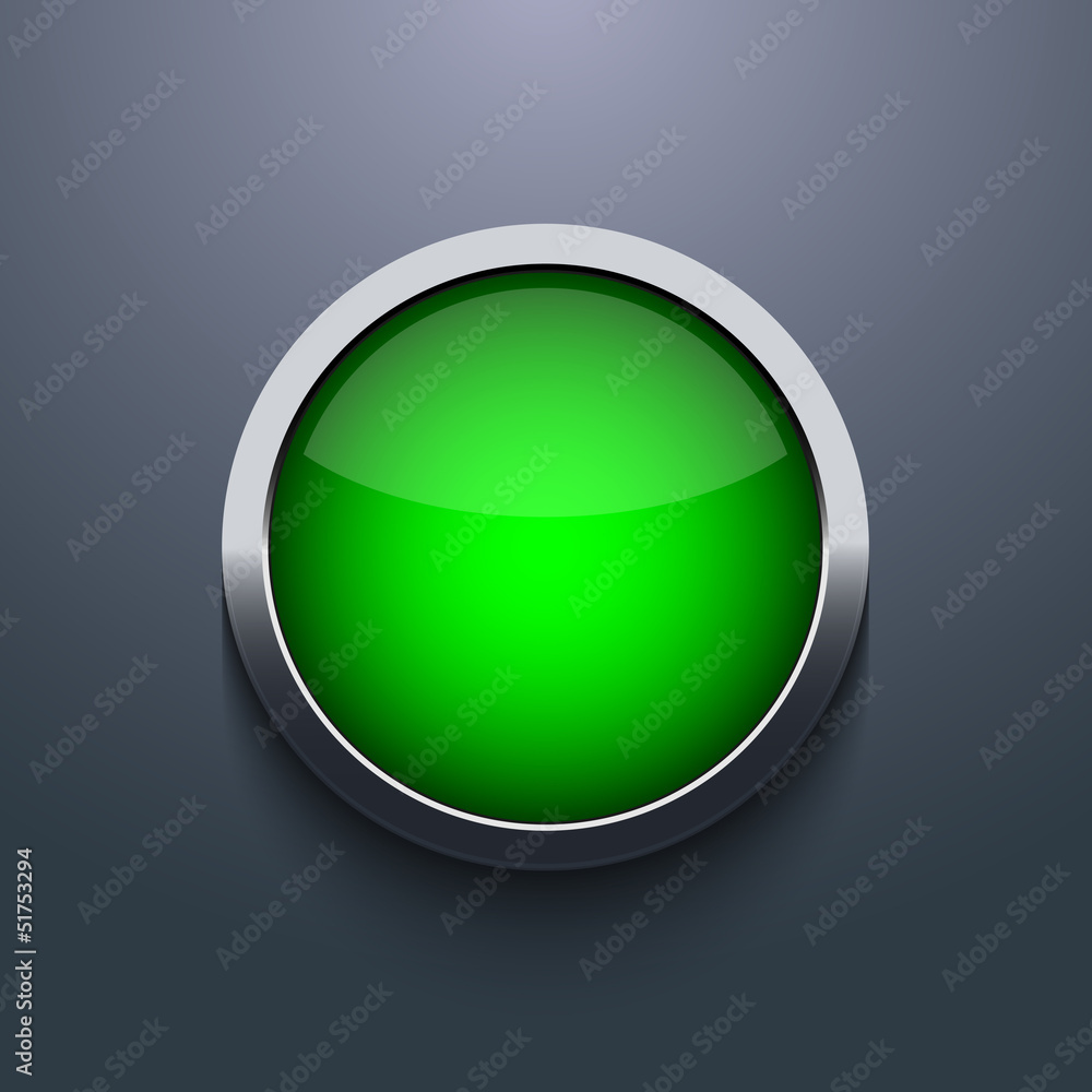 Poster vector web button design on gray background. eps10