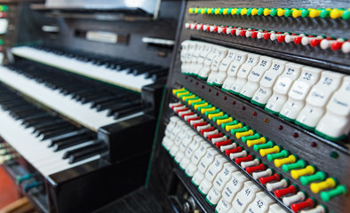 Pipe organ detail