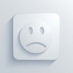 Vector light square icon. Eps10