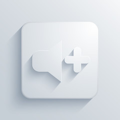 Obraz premium Vector light square icon. Eps10