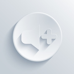 Obraz premium Vector light circle icon. Eps10