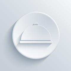 Vector light circle icon. Eps10