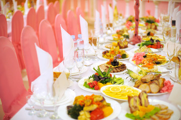 Decorated Food Table