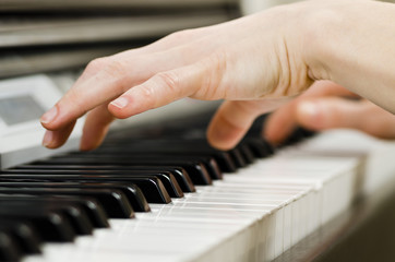 Fototapeta premium Playing Piano